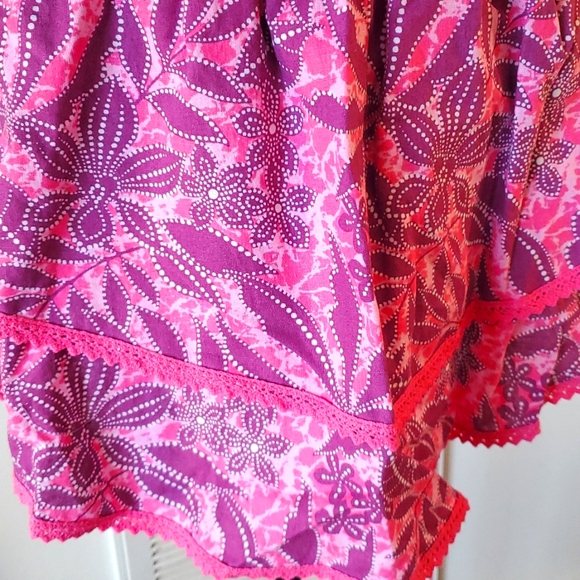 Aqua Brand PINK Floral Print Mini Sheathdress - Picture 10 of 12